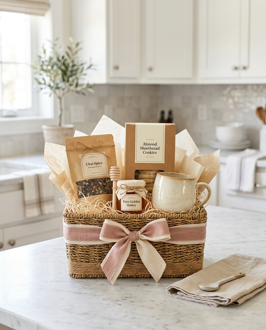 Gift baskets handmade by Woven Kindness Gifts