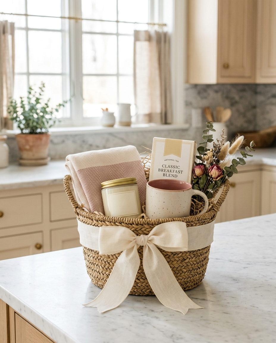 A Warm Welcome — gift basket by Woven Kindness Gifts